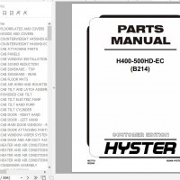 海斯特B214系列北美叉车电子配件目录零件图册  Hyster parts